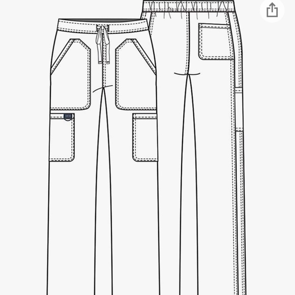 ❤️‍🔥2X HOST PICK ❤️‍🔥 NWOT Cherokee Red Workwear Series scrubs pants - Picture 9 of 9